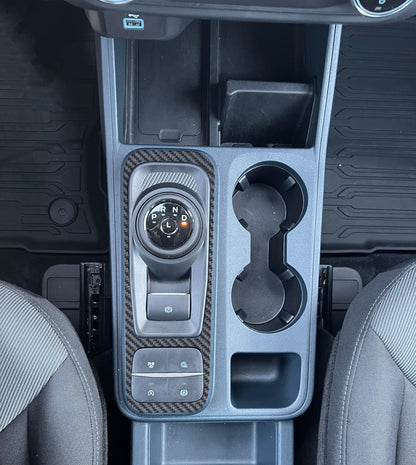 Center Console Accent Overlay Fits 2022-2026 Ford Maverick by Tufskinz.com