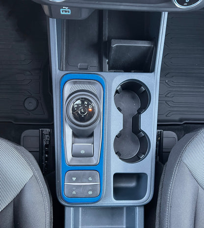 Center Console Accent Overlay Fits 2022-2026 Ford Maverick by Tufskinz.com
