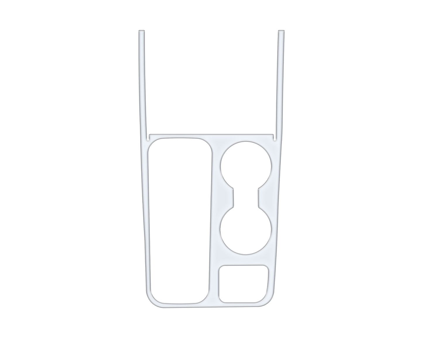 Center Console Surround Accent Overlay Fits 2022-2026 Ford Maverick by Tufskinz.com
