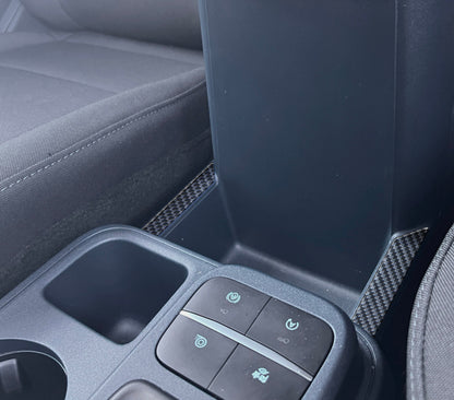 Center Storage Outer Area Accent Overlay Fits 2022-2026 Ford Maverick by Tufskinz.com