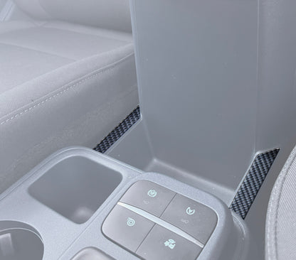Center Storage Outer Area Accent Overlay Fits 2022-2026 Ford Maverick by Tufskinz.com
