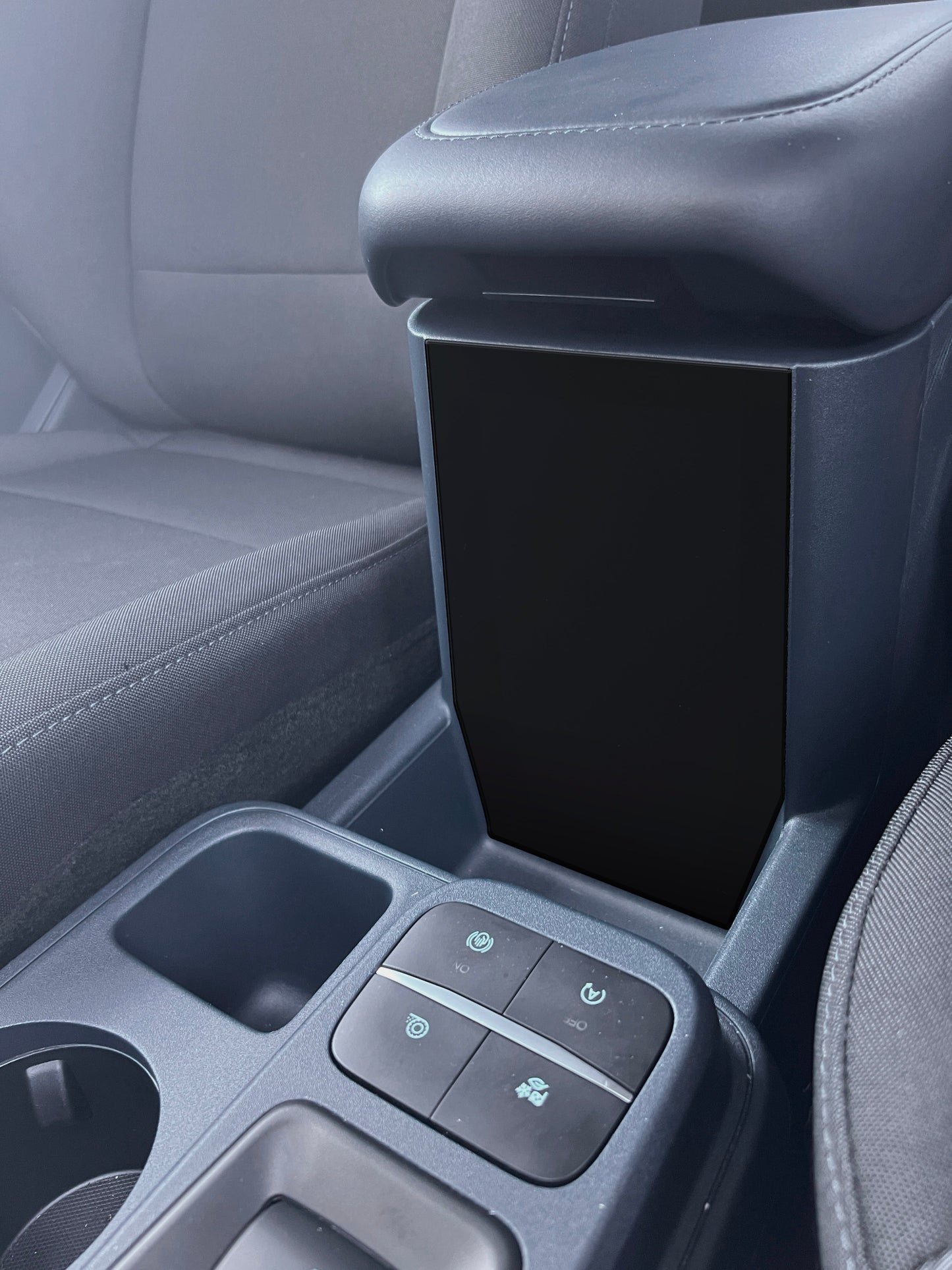 Center Storage Inner Area Accent Overlay Fits 2022-2026 Ford Maverick by Tufskinz.com