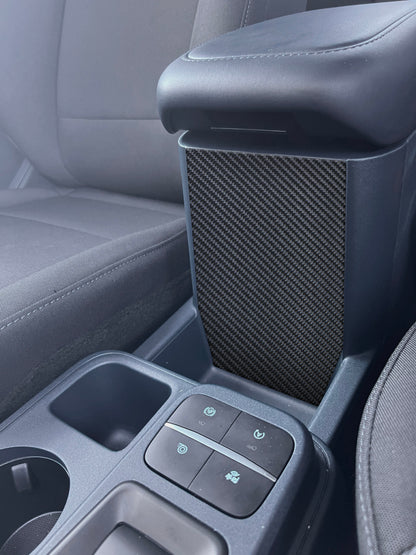 Center Storage Inner Area Accent Overlay Fits 2022-2026 Ford Maverick by Tufskinz.com