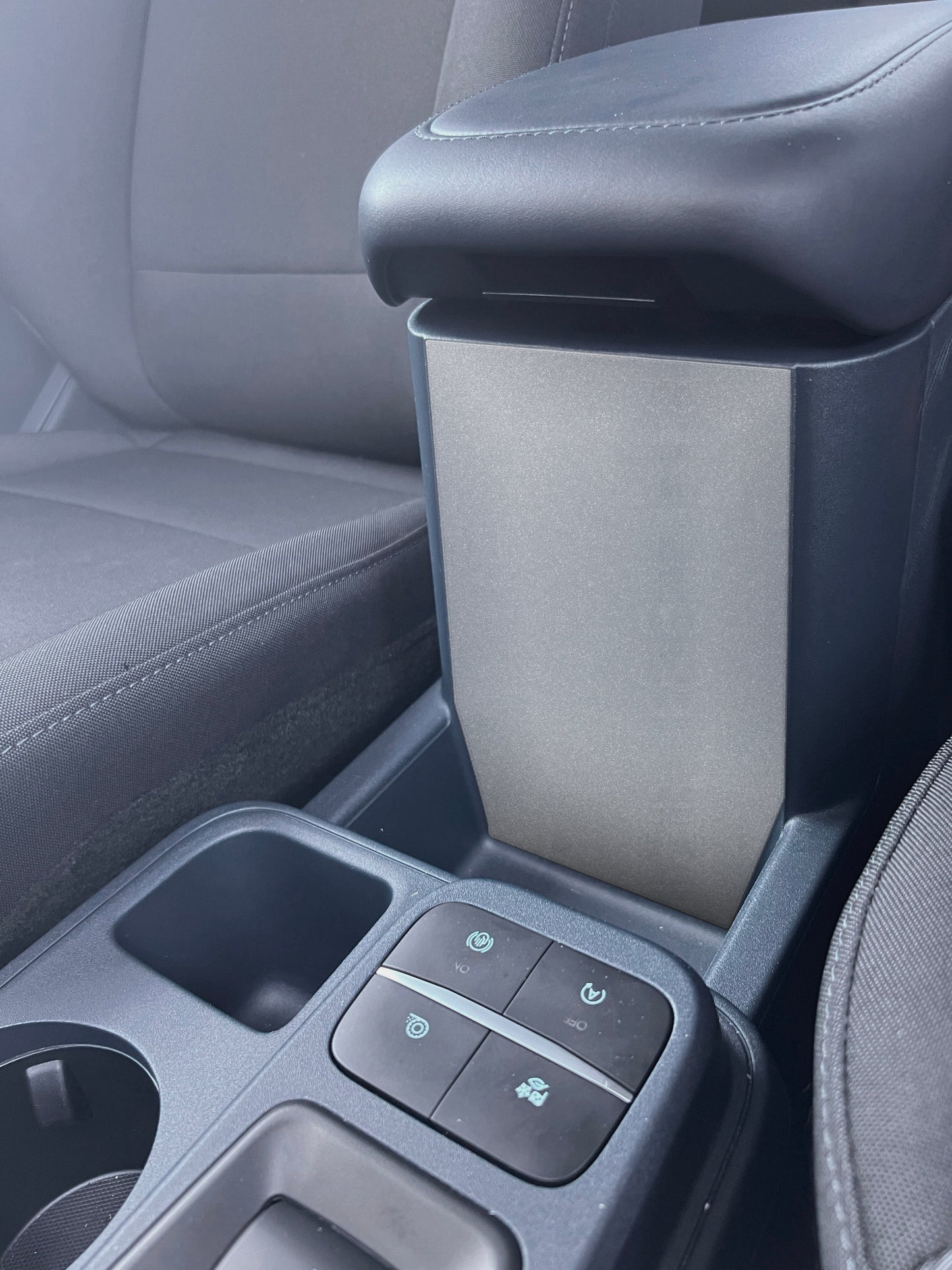 Center Storage Inner Area Accent Overlay Fits 2022-2026 Ford Maverick by Tufskinz.com