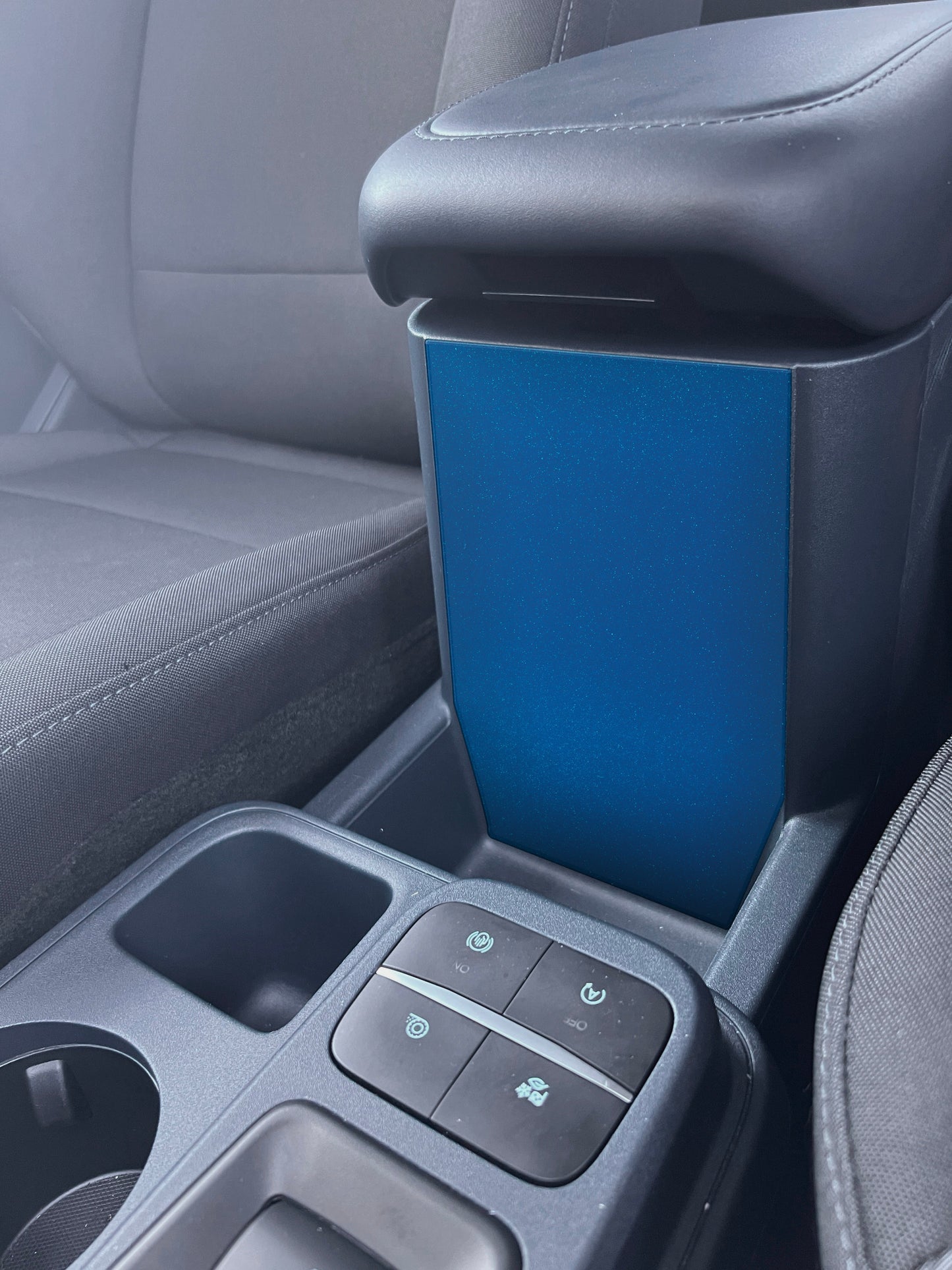 Center Storage Inner Area Accent Overlay Fits 2022-2026 Ford Maverick by Tufskinz.com