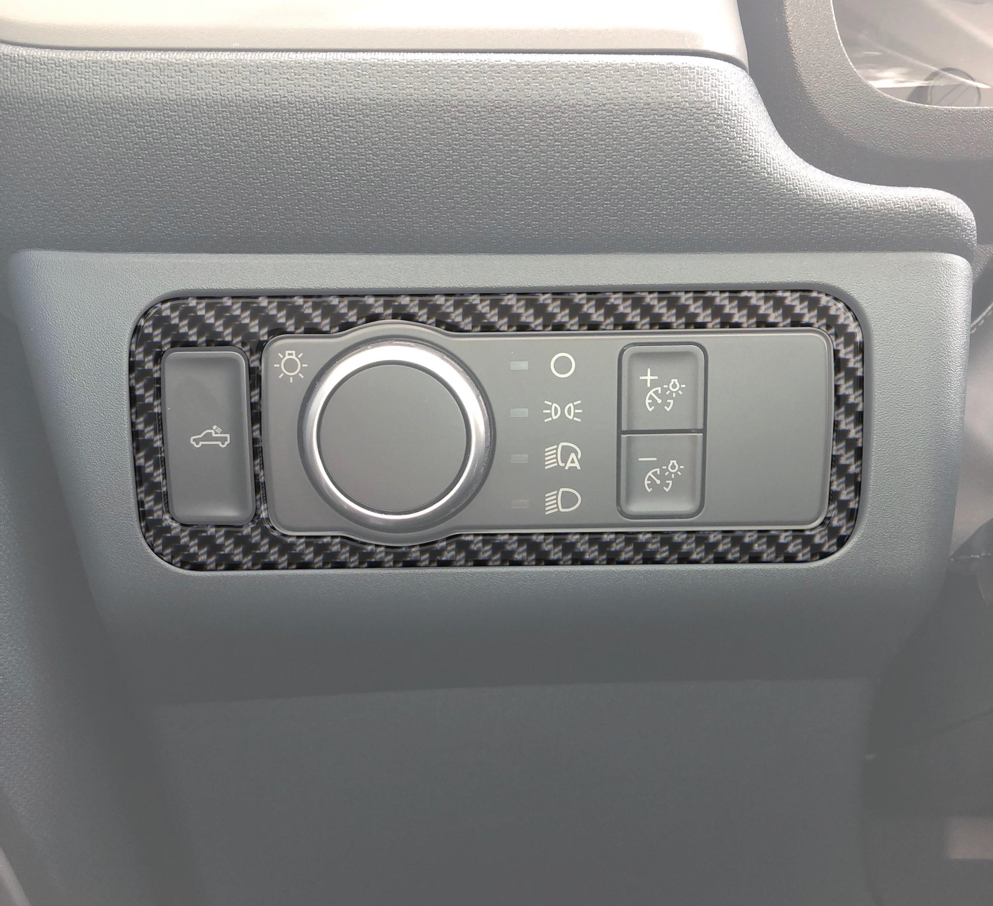 Headlight Switch Accent Overlay Fits 2022-2026 Ford Maverick by Tufskinz.com