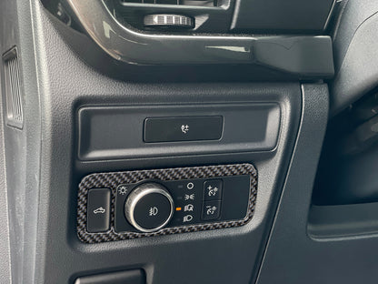 Headlight Switch Accent Trim Fits 2021-2026 Ford F-150 by Tufskinz.com