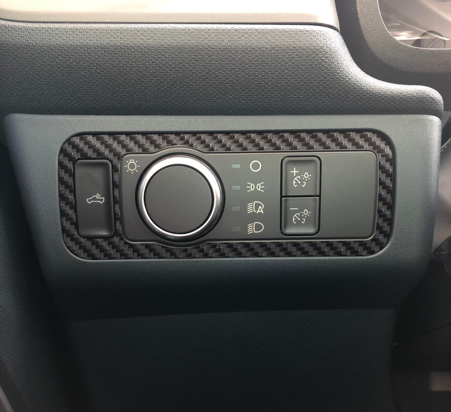 Headlight Switch Accent Overlay Fits 2022-2026 Ford Maverick by Tufskinz.com