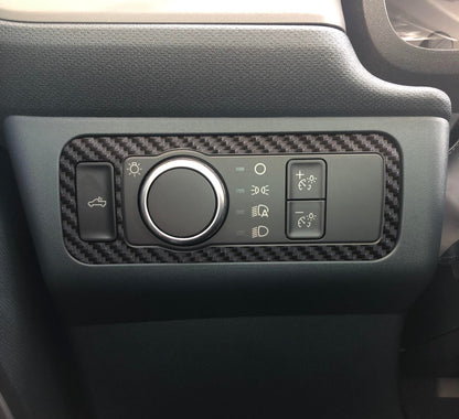 Headlight Switch Accent Overlay Fits 2022-2026 Ford Maverick by Tufskinz.com