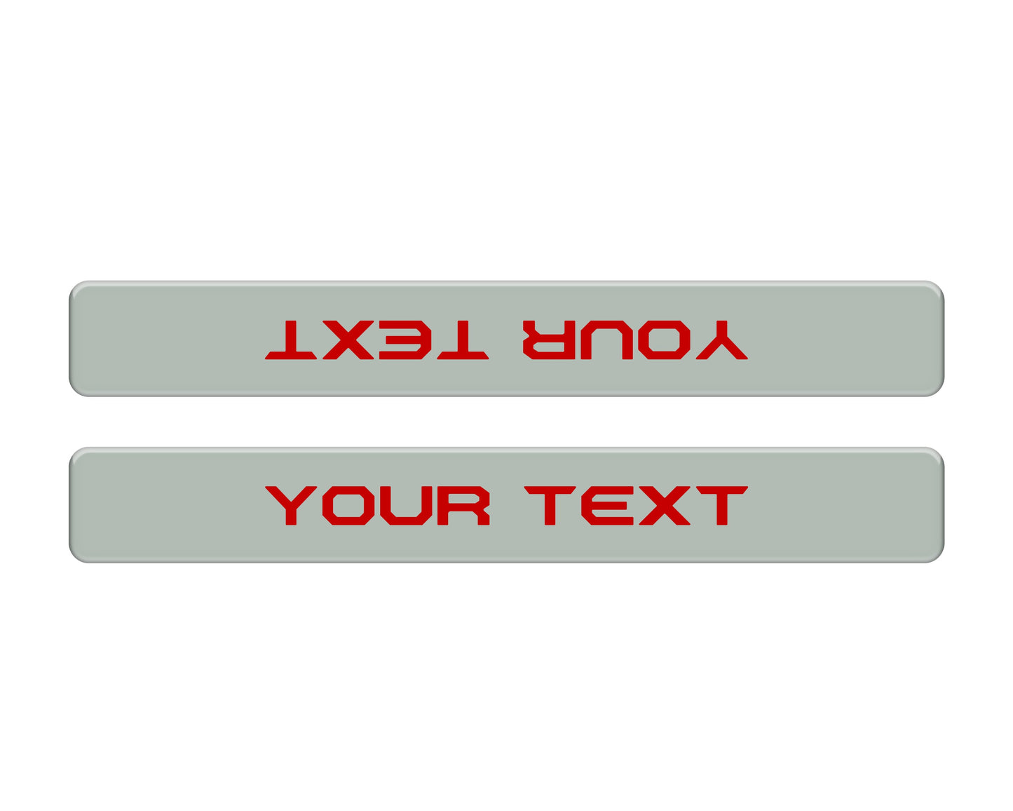 Domed Front Door Sill Overlays Fits 2022-2026 Ford Maverick by Tufskinz.com