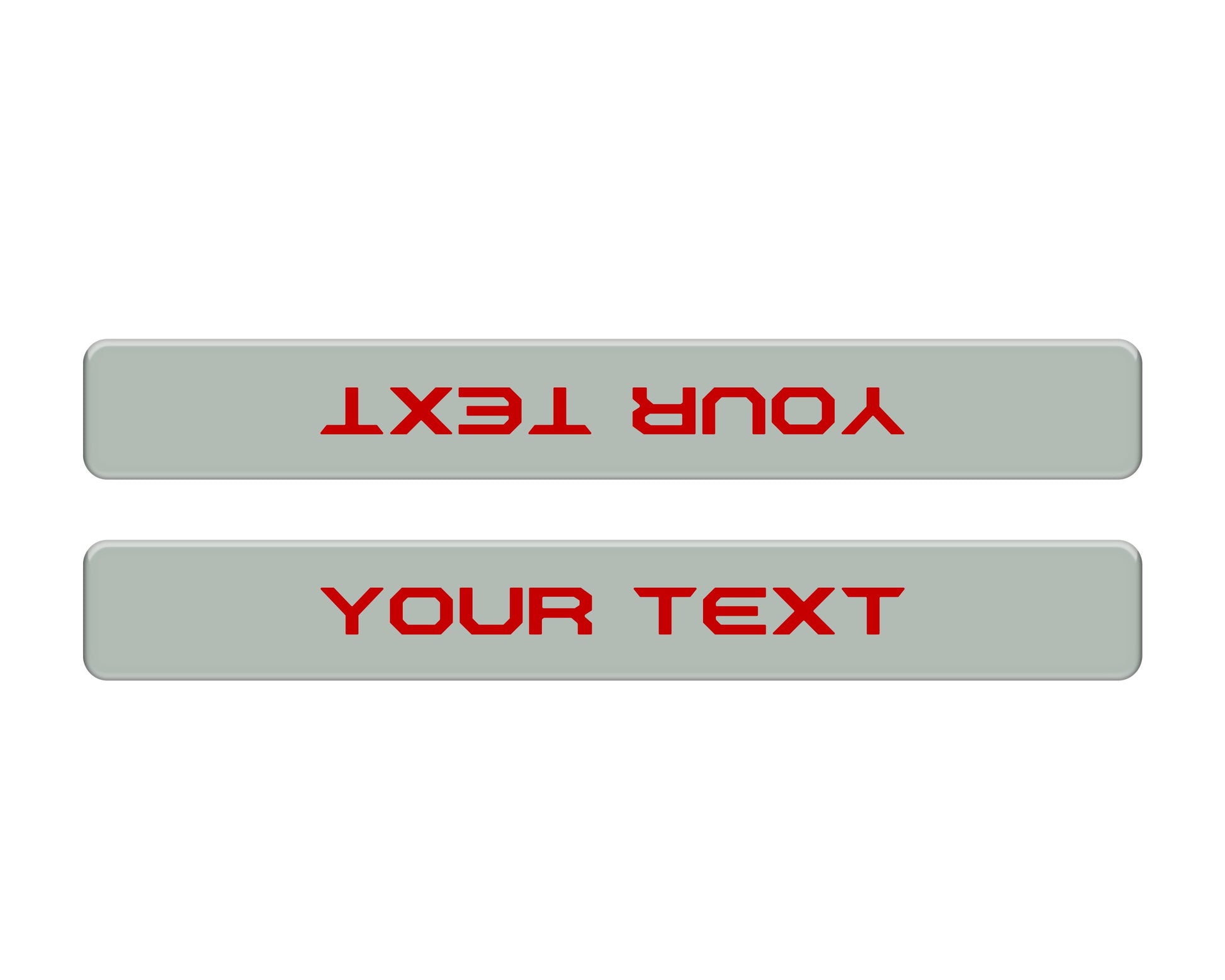 Domed Front Door Sill Overlays Fits 2022-2026 Ford Maverick by Tufskinz.com