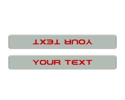 Domed Front Door Sill Overlays Fits 2022-2026 Ford Maverick by Tufskinz.com
