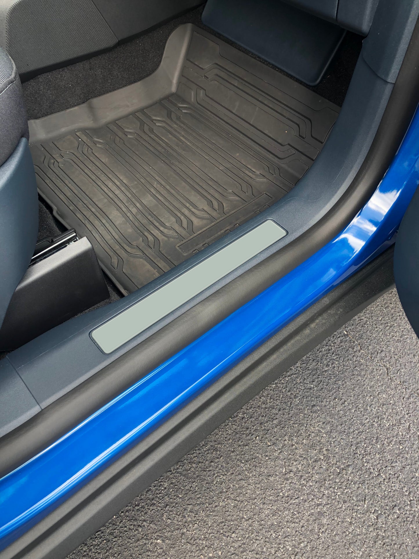 Domed Front Door Sill Overlays Fits 2022-2026 Ford Maverick by Tufskinz.com
