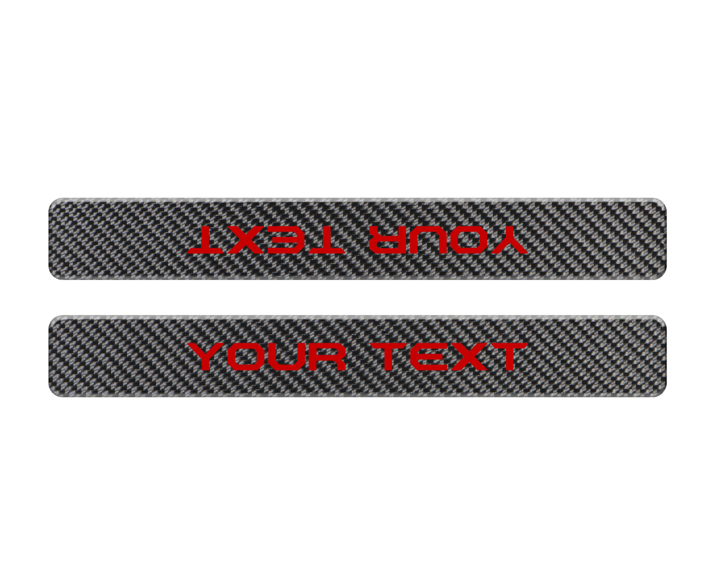 Domed Front Door Sill Overlays Fits 2022-2026 Ford Maverick by Tufskinz.com