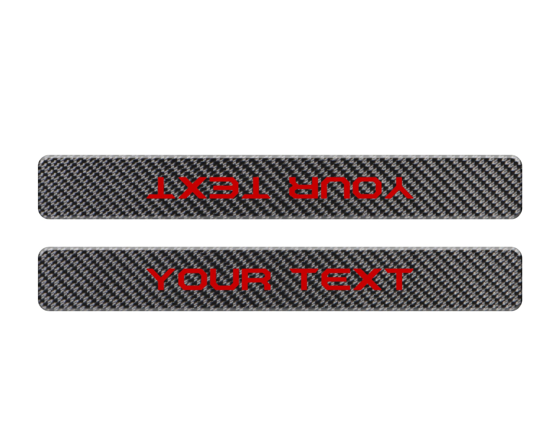 Domed Front Door Sill Overlays Fits 2022-2026 Ford Maverick by Tufskinz.com