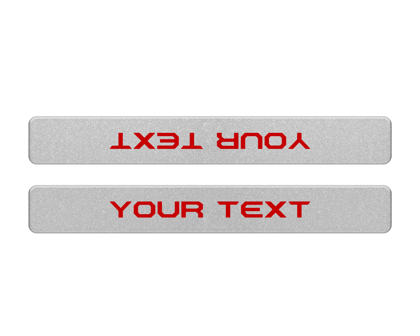 Domed Front Door Sill Overlays Fits 2022-2026 Ford Maverick by Tufskinz.com