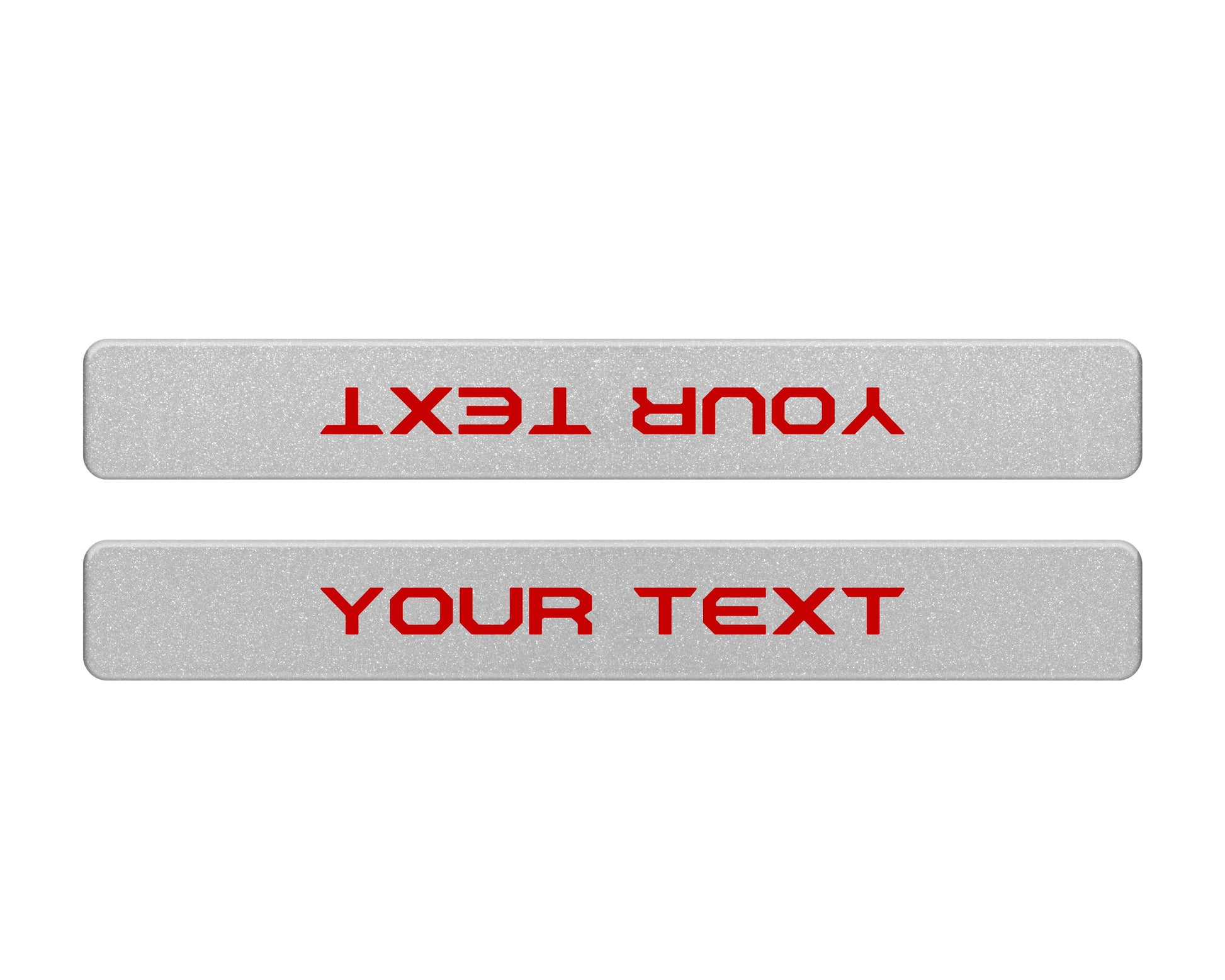 Domed Front Door Sill Overlays Fits 2022-2026 Ford Maverick by Tufskinz.com