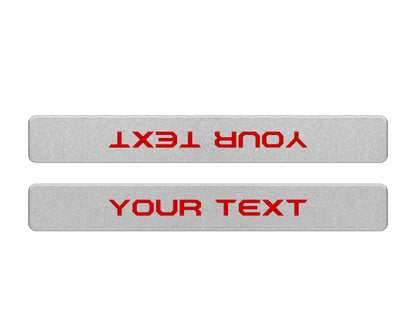 Domed Front Door Sill Overlays Fits 2022-2026 Ford Maverick by Tufskinz.com