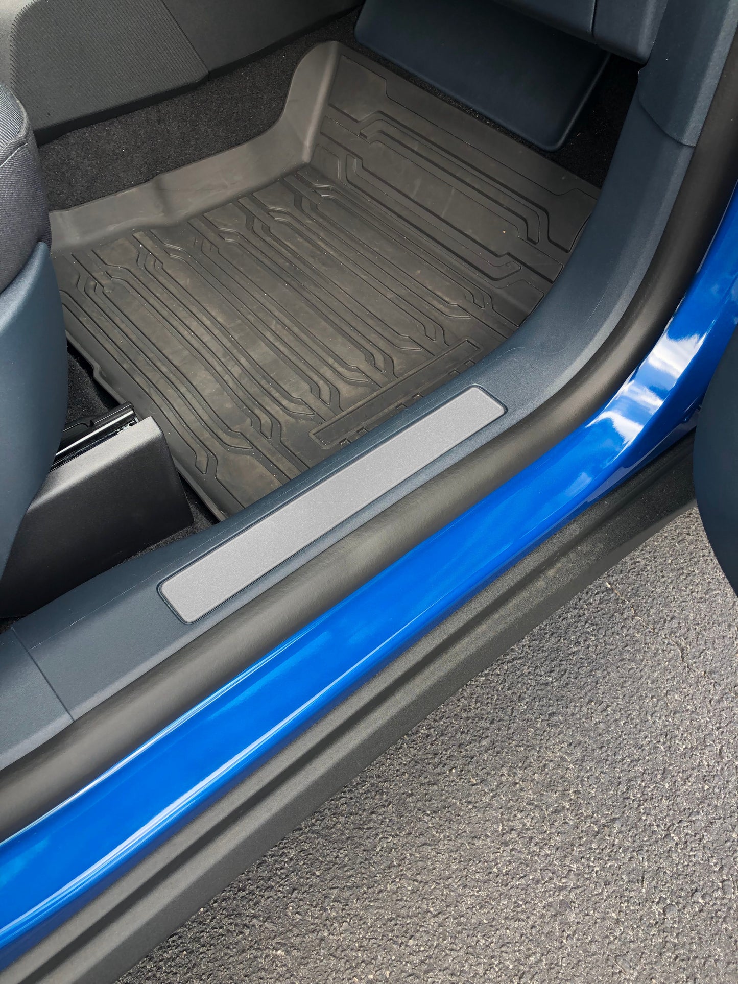 Domed Front Door Sill Overlays Fits 2022-2026 Ford Maverick by Tufskinz.com
