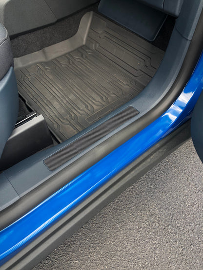 Domed Front Door Sill Overlays Fits 2022-2026 Ford Maverick by Tufskinz.com