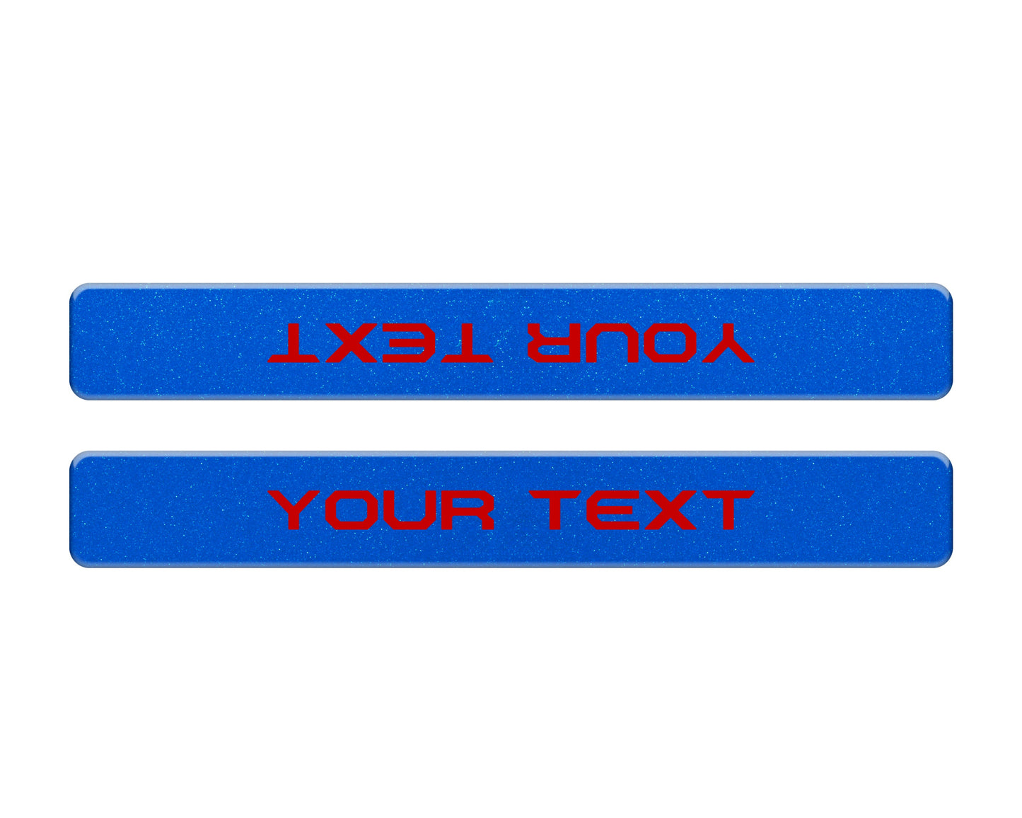 Domed Front Door Sill Overlays Fits 2022-2026 Ford Maverick by Tufskinz.com