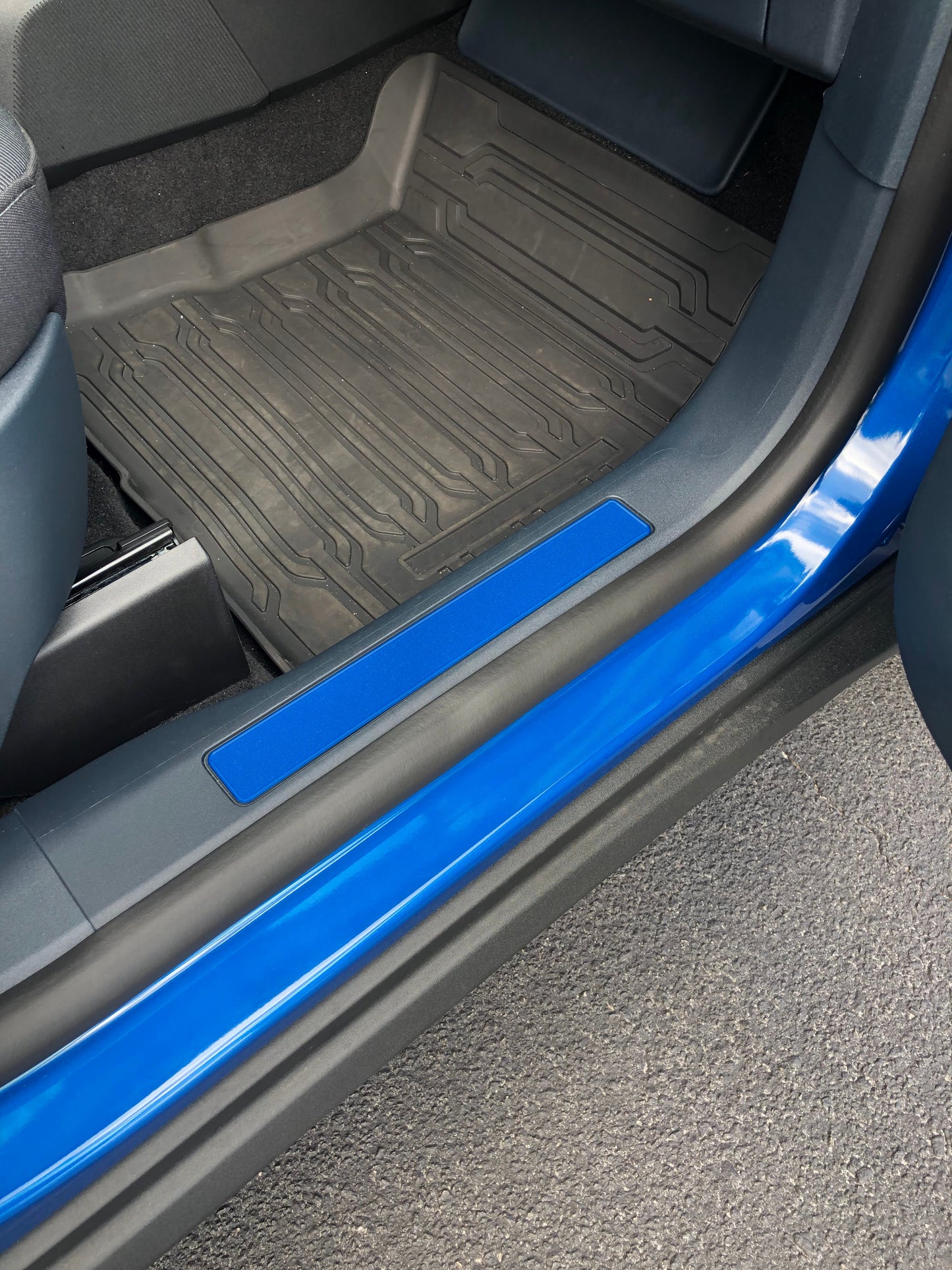 Domed Front Door Sill Overlays Fits 2022-2026 Ford Maverick by Tufskinz.com