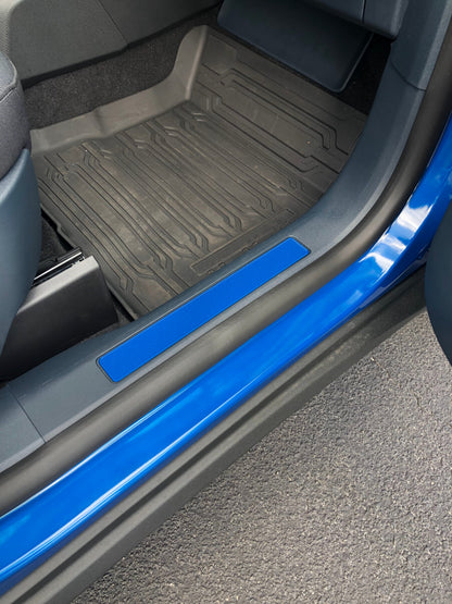 Domed Front Door Sill Overlays Fits 2022-2026 Ford Maverick by Tufskinz.com