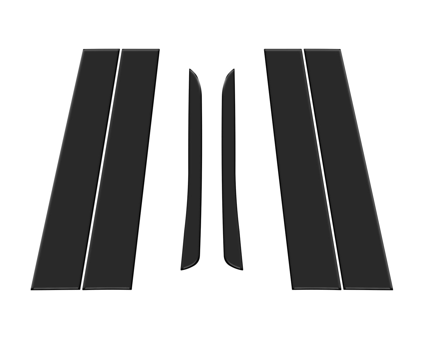 Door Pillar Accent Overlays Fits 2022-2026 Ford Maverick by Tufskinz.com