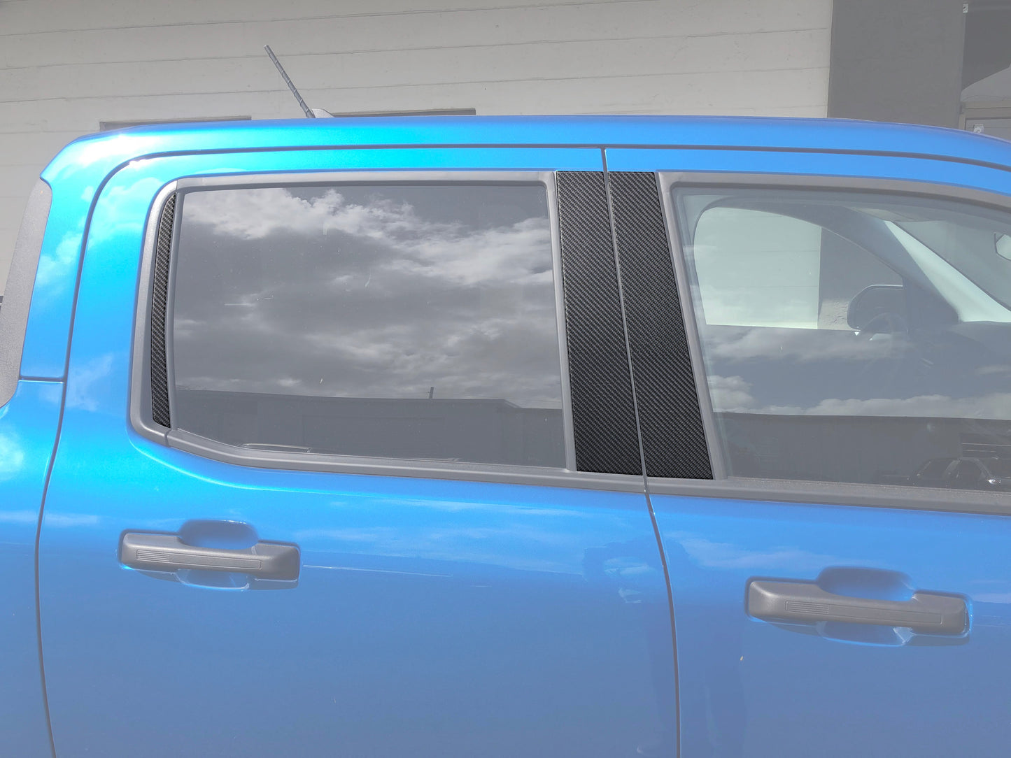 Door Pillar Accent Overlays Fits 2022-2026 Ford Maverick by Tufskinz.com