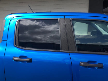 Door Pillar Accent Overlays Fits 2022-2026 Ford Maverick by Tufskinz.com