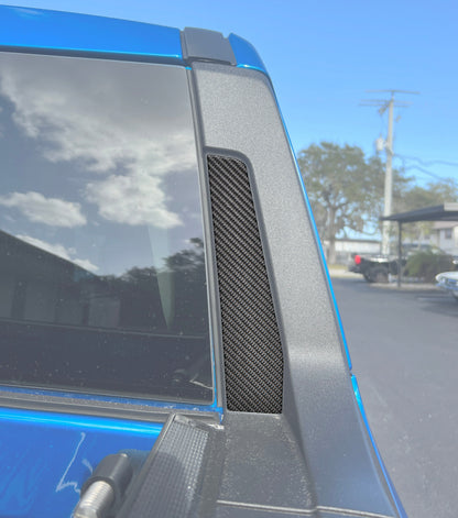 Rear Outer Cab Accent Overlays Fits 2022-2026 Ford Maverick by Tufskinz.com