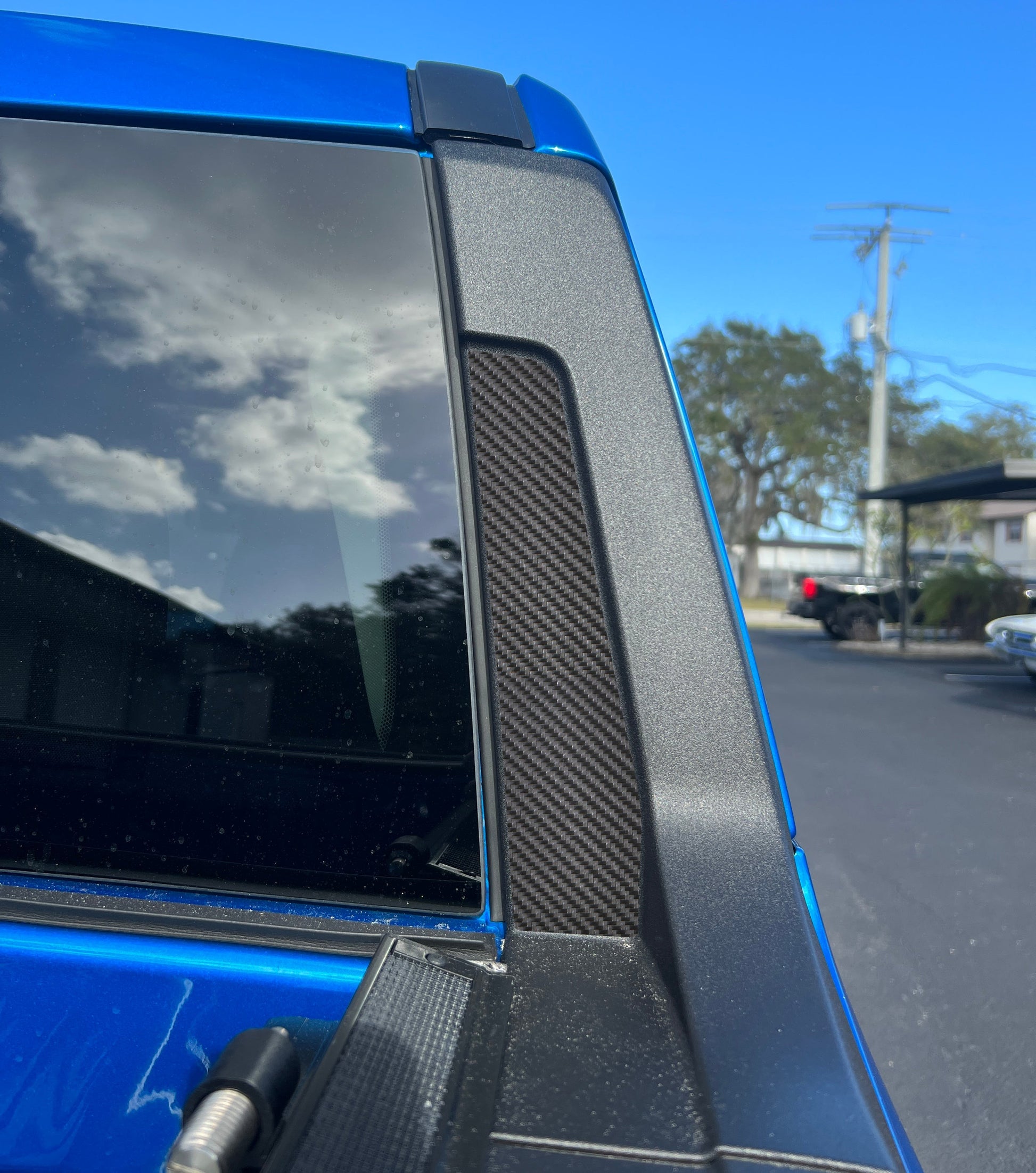 Rear Outer Cab Accent Overlays Fits 2022-2026 Ford Maverick by Tufskinz.com