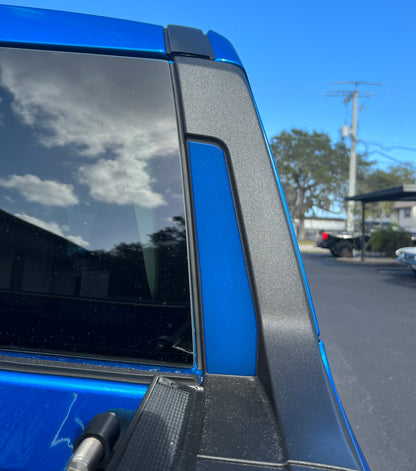 Rear Outer Cab Accent Overlays Fits 2022-2026 Ford Maverick by Tufskinz.com