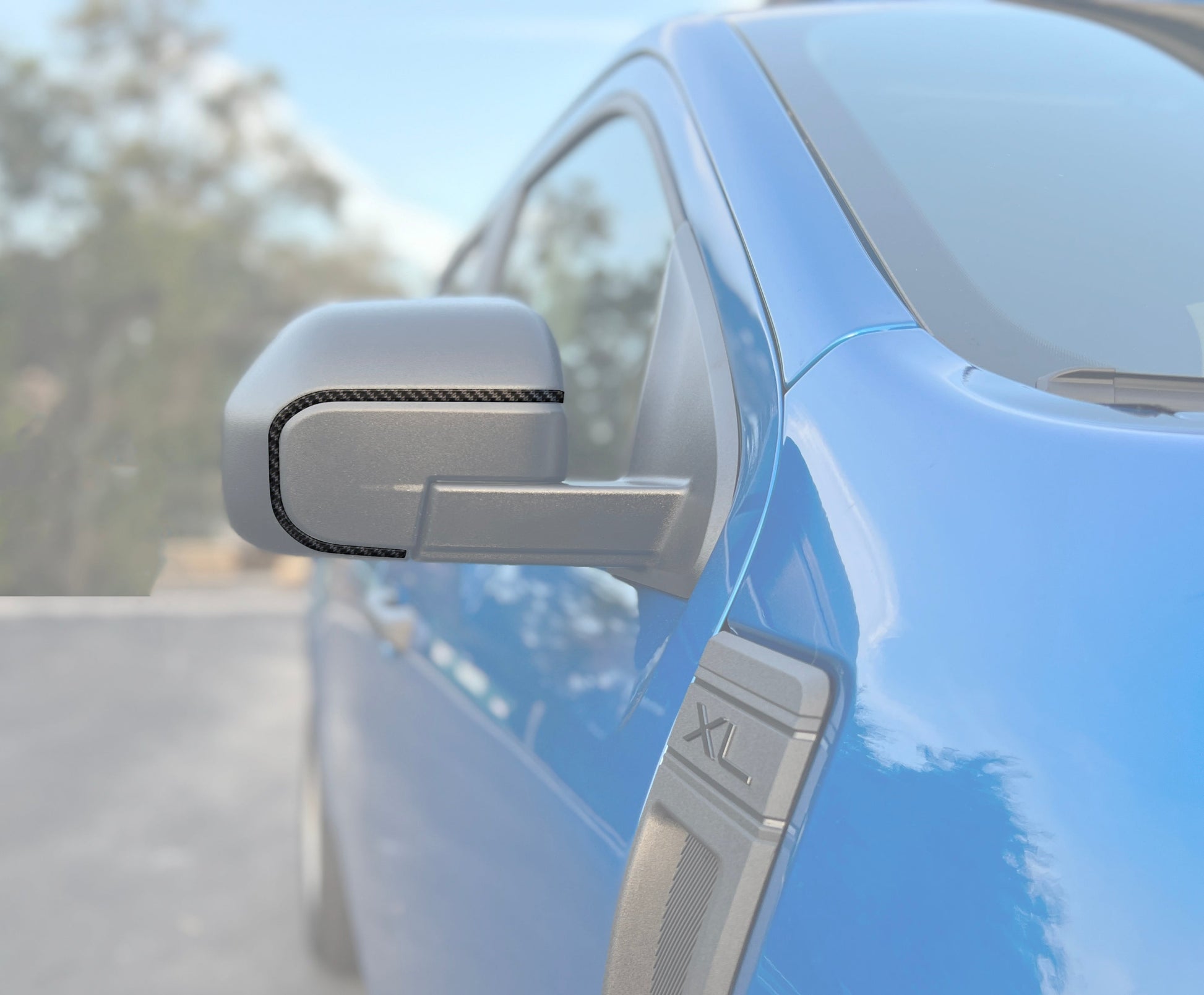 Mirror Line Accent Overlays Fits 2022-2026 Ford Maverick by Tufskinz.com