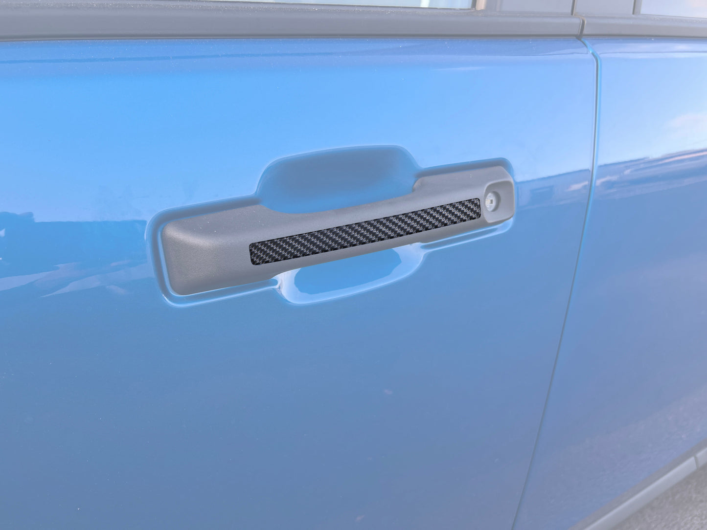 Exterior Door Handle Accent Overlays Fits 2022-2026 Ford Maverick by Tufskinz.com