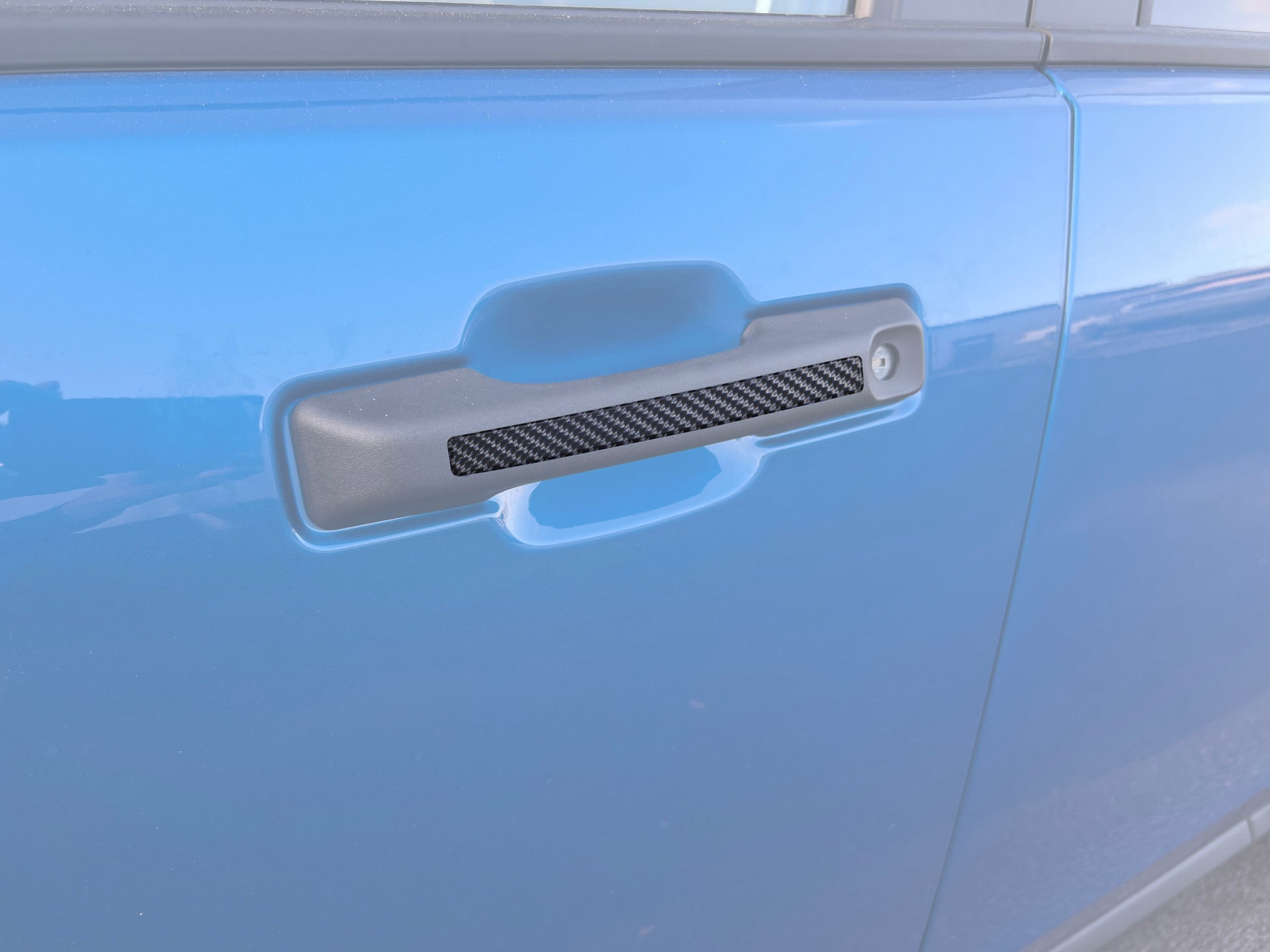Exterior Door Handle Accent Overlays Fits 2022-2026 Ford Maverick by Tufskinz.com