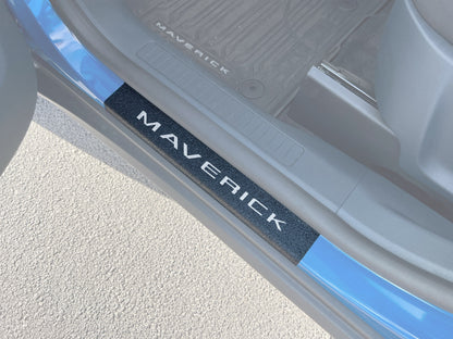 Textured Door Sill Protection Overlays Fits 2022-2026 Ford Maverick by Tufskinz.com