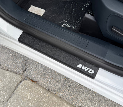 Textured Door Sill Protection Overlays Fits 2022-2026 Ford Maverick by Tufskinz.com