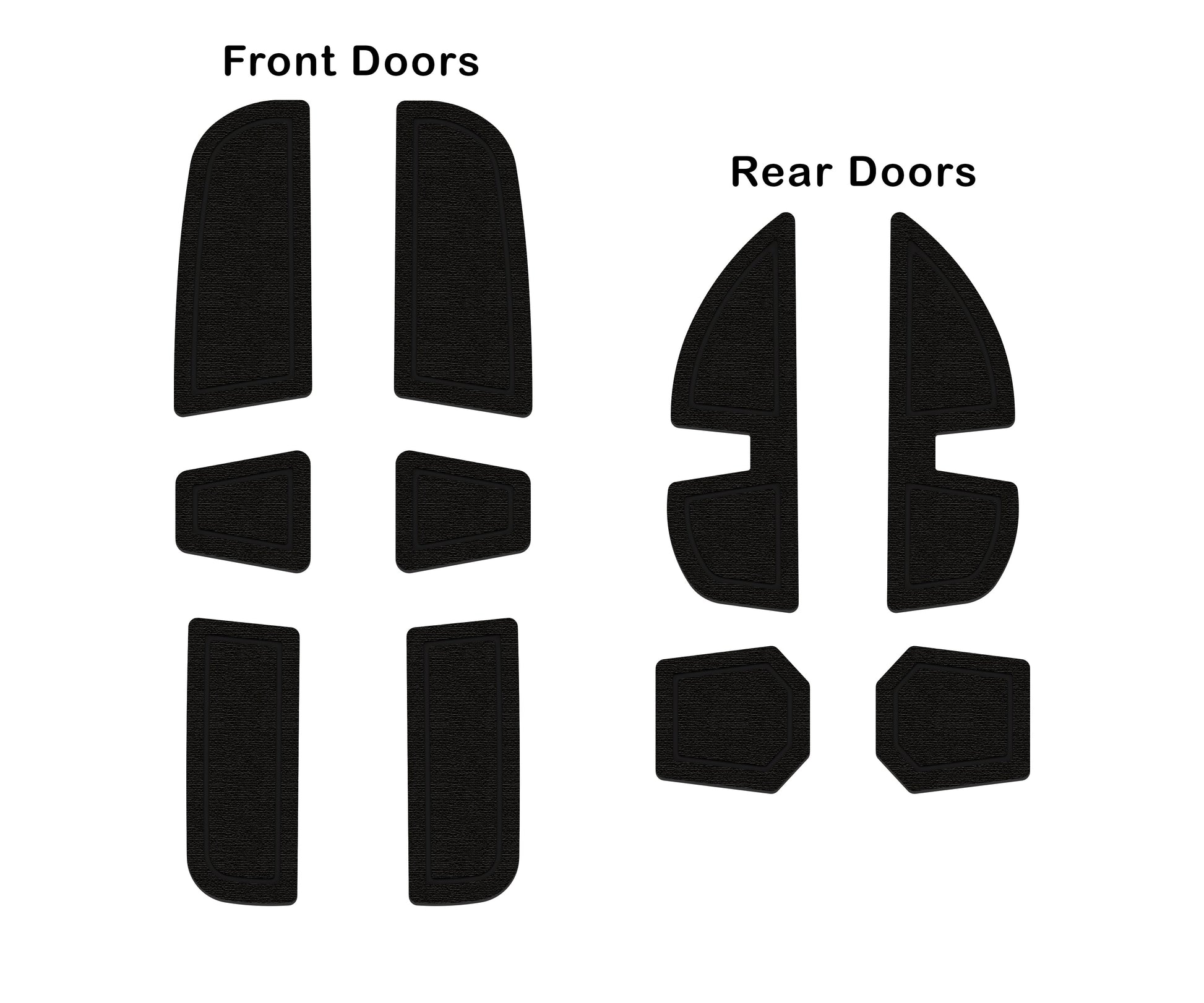 Door Pocket Foam Inserts Fits 2022-2026 Ford Maverick by Tufskinz.com