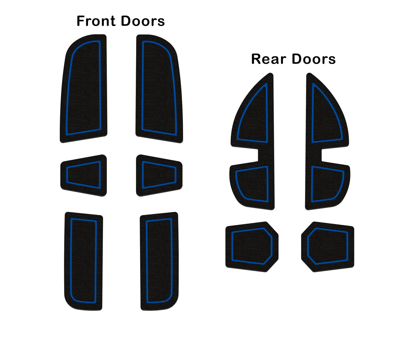 Door Pocket Foam Inserts Fits 2022-2026 Ford Maverick by Tufskinz.com