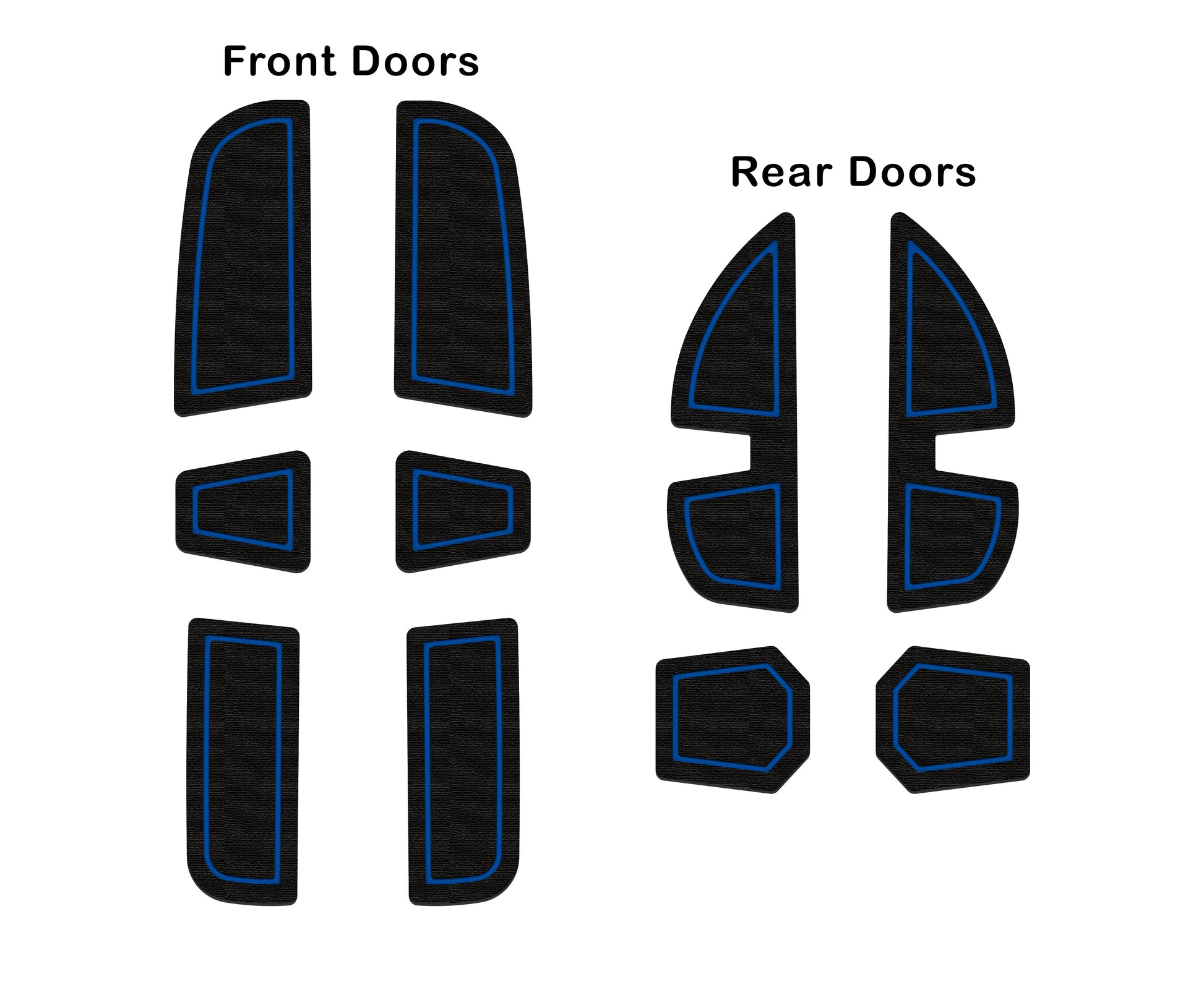 Door Pocket Foam Inserts Fits 2022-2026 Ford Maverick by Tufskinz.com