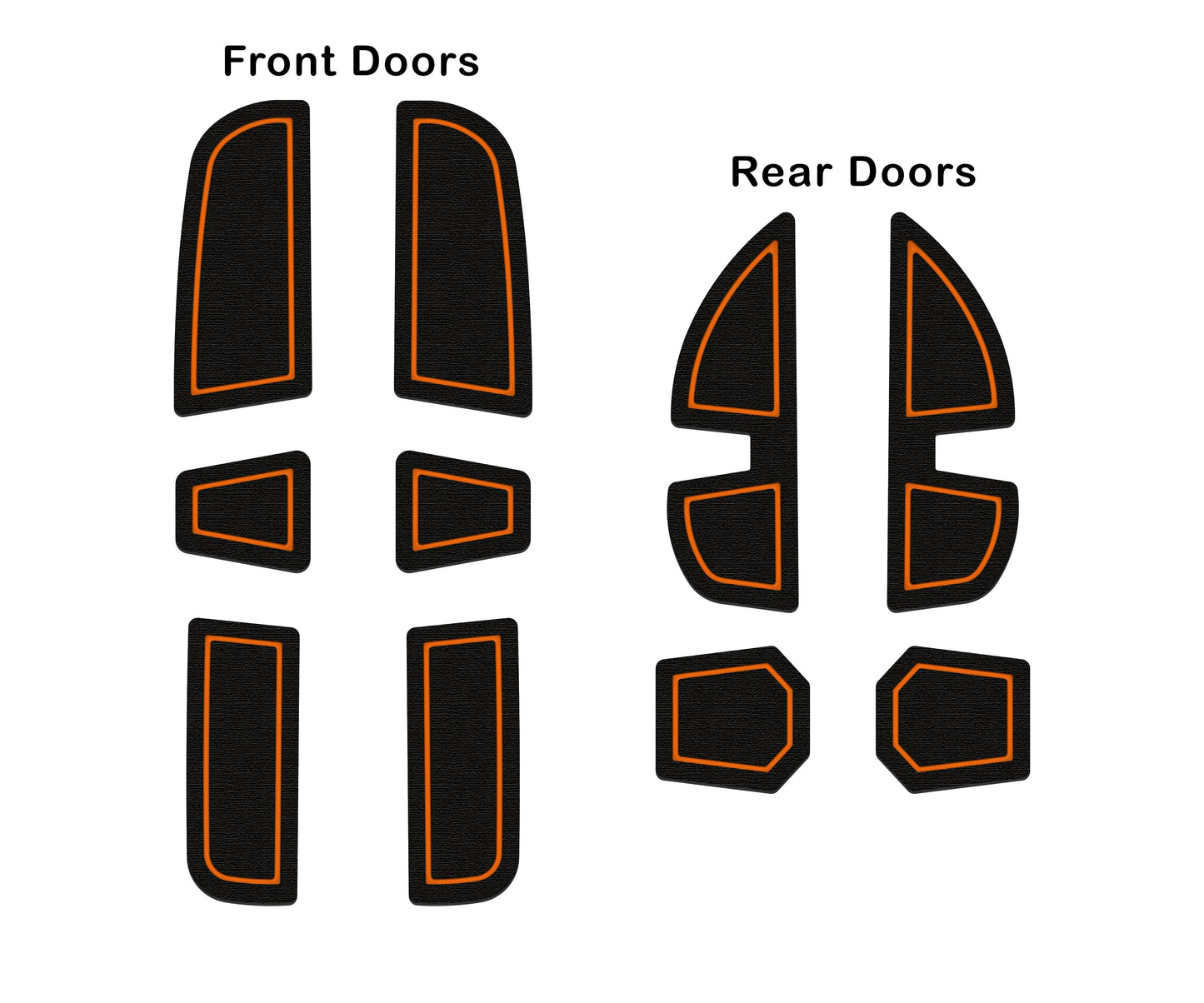 Door Pocket Foam Inserts Fits 2022-2026 Ford Maverick by Tufskinz.com