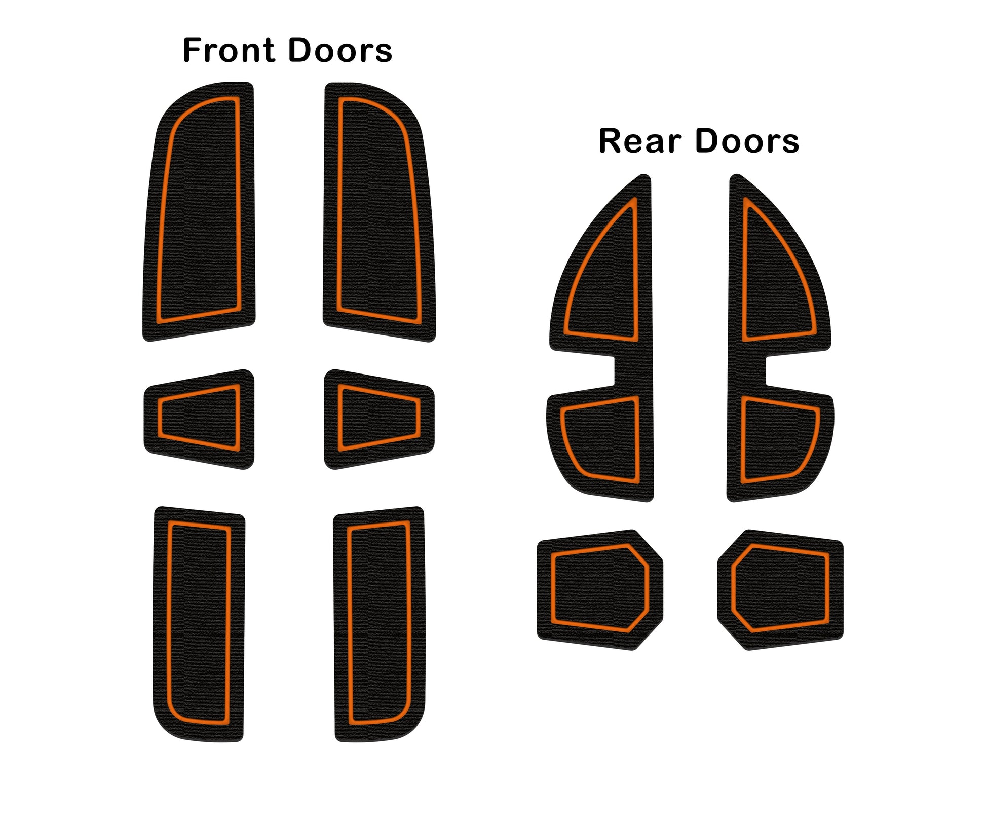 Door Pocket Foam Inserts Fits 2022-2026 Ford Maverick by Tufskinz.com