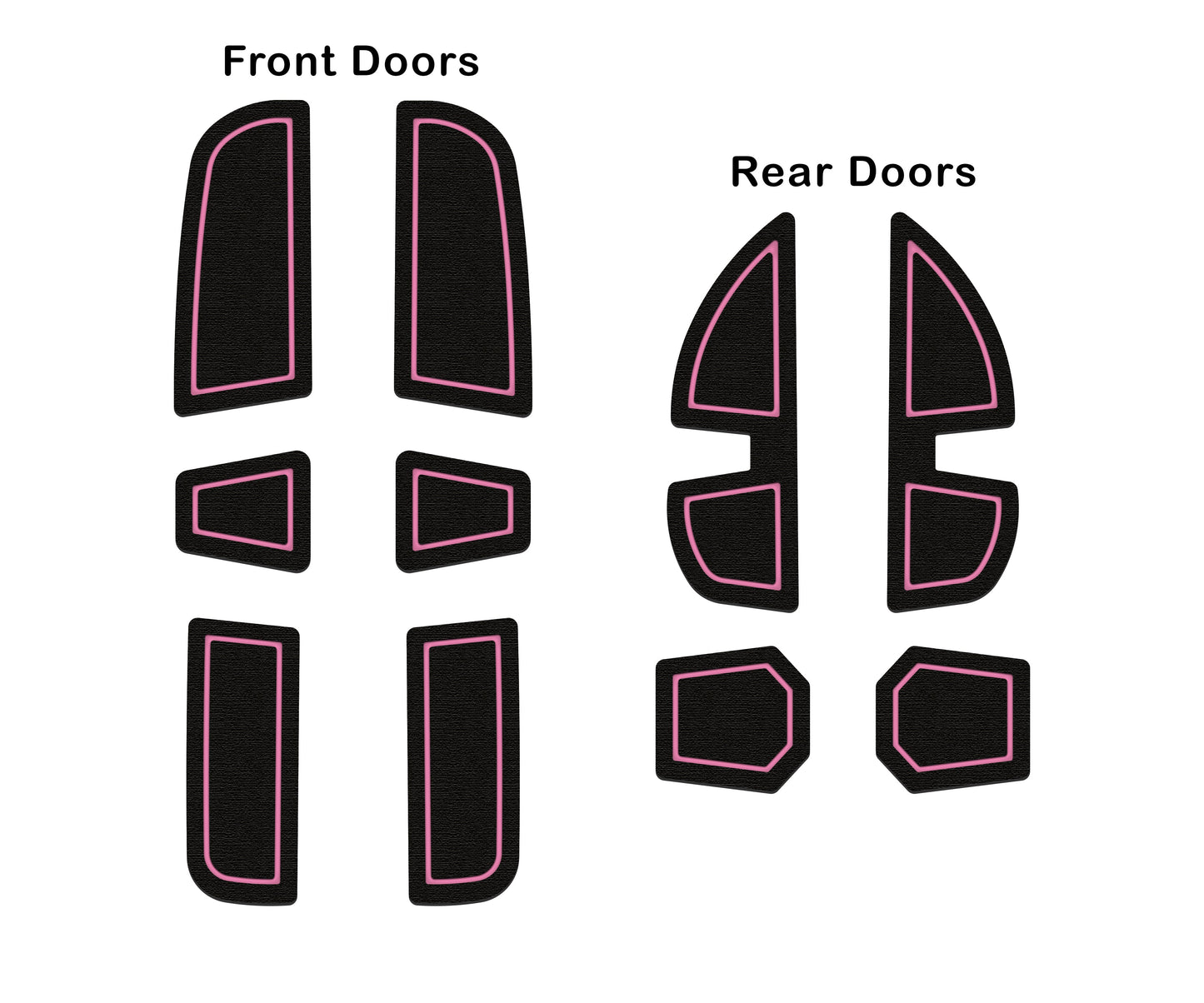 Door Pocket Foam Inserts Fits 2022-2026 Ford Maverick by Tufskinz.com