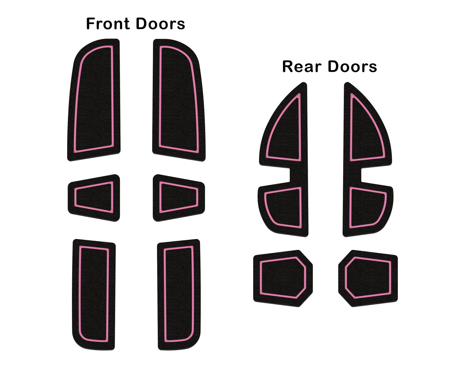 Door Pocket Foam Inserts Fits 2022-2026 Ford Maverick by Tufskinz.com