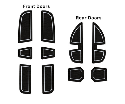 Door Pocket Foam Inserts Fits 2022-2026 Ford Maverick by Tufskinz.com