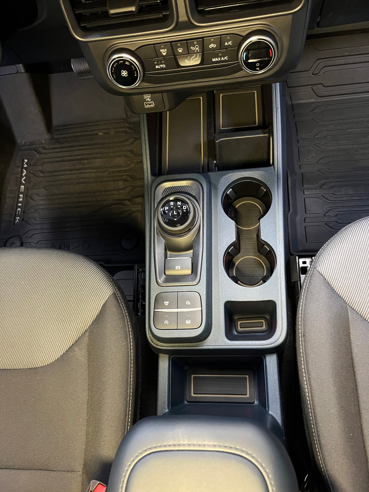 Center Console Foam Inserts Fits 2022-2026 Ford Maverick by Tufskinz.com