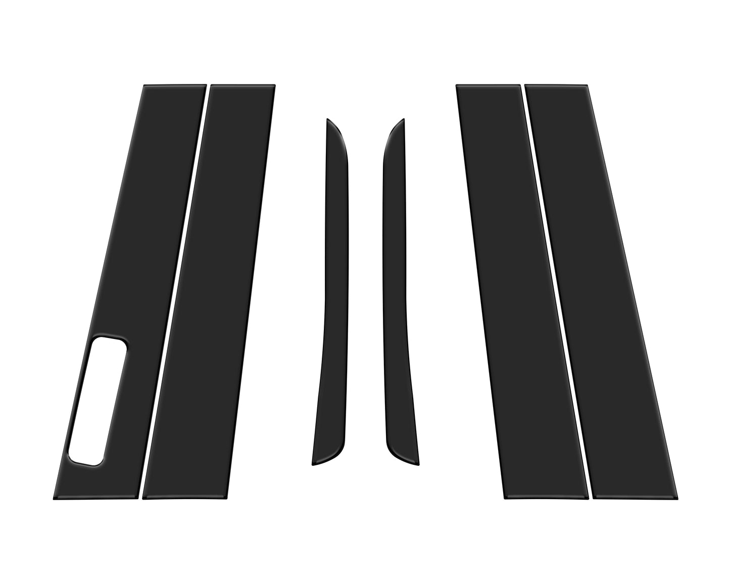 Door Pillar Accent Overlays Fits 2022-2026 Ford Maverick by Tufskinz.com