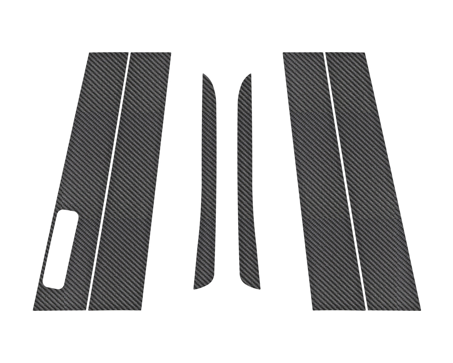 Door Pillar Accent Overlays Fits 2022-2026 Ford Maverick by Tufskinz.com