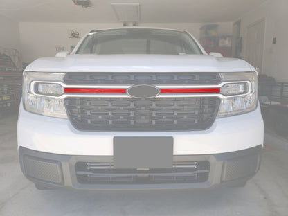 Center Grille Line Accent Trim Fits 2022-2024 Ford Maverick by Tufskinz.com